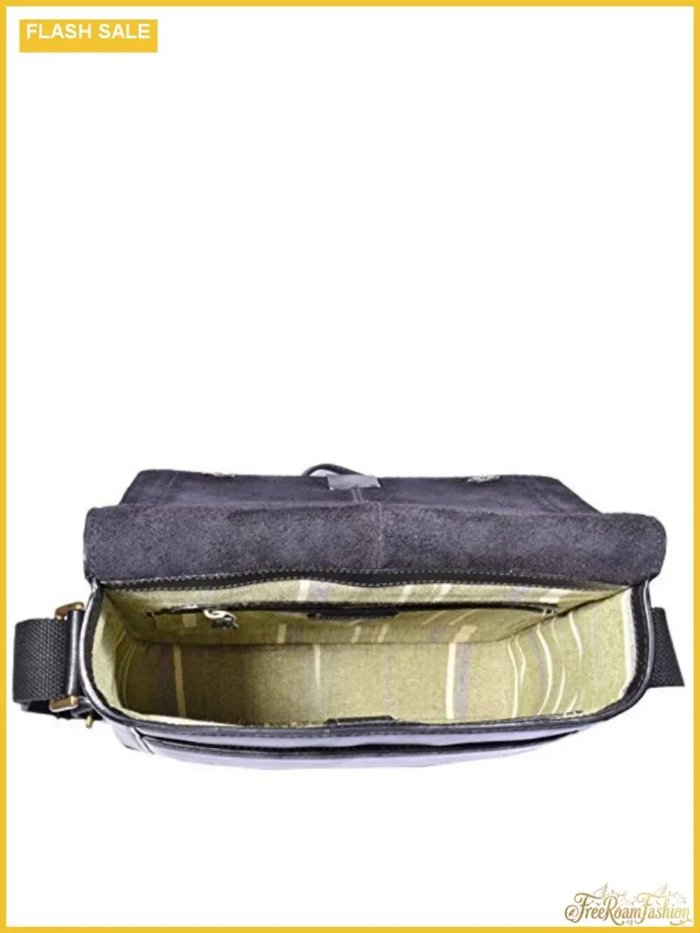 Genuine Leather Medium Crossbody Messenger Shoulder Bag Fits iPad